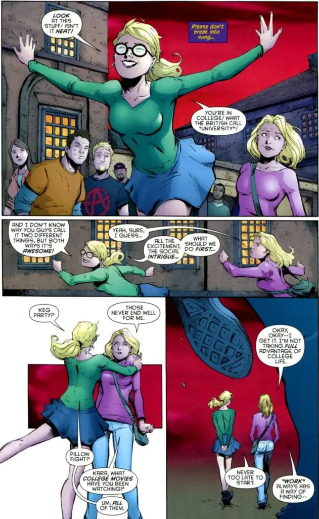 Through the Source Wall: Adapting Supergirl 4 You can credit the whiplash you're feeling to Kelly Sue DeConnick, Sterling Gates, Greg Rucka and Bryan Q. Miller.