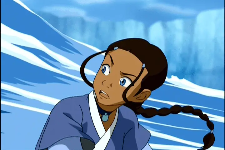 If Aang is something of a closeted kid, Katara is the out and proud one. 