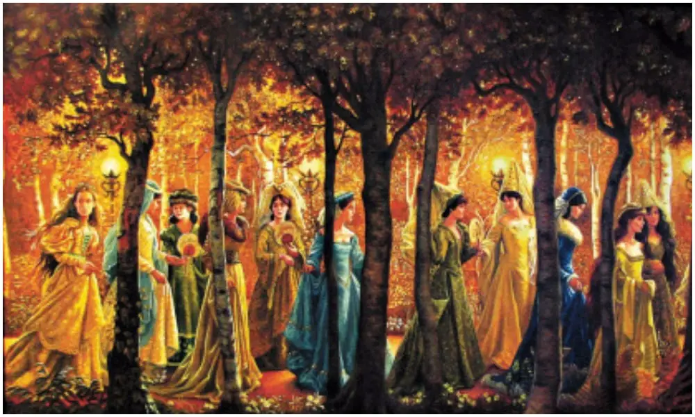 12 princesses in a forest