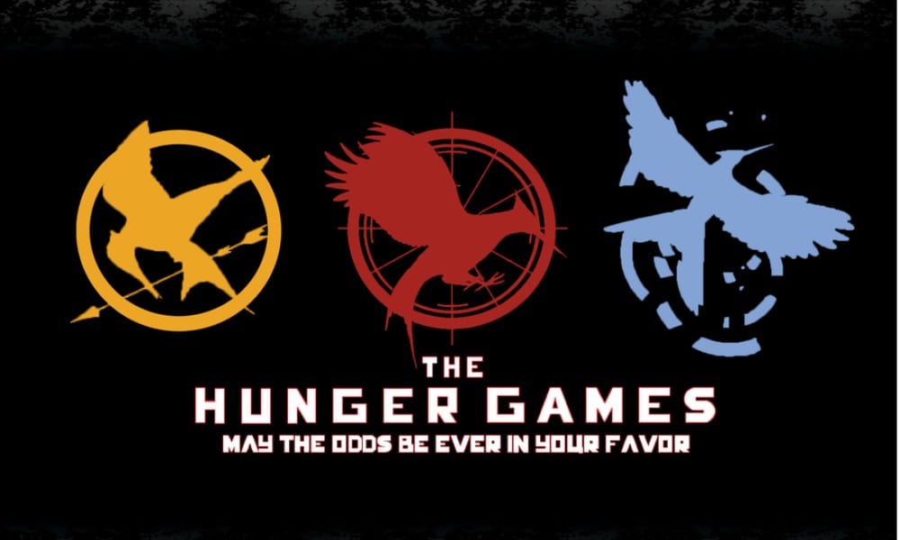 The Hunger Games trilogy banner