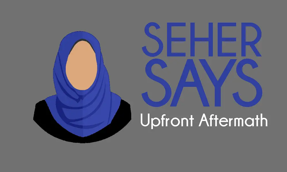 Seher Says Logo Upfront Aftermath