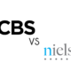CBS logo vs. Nielsen logo