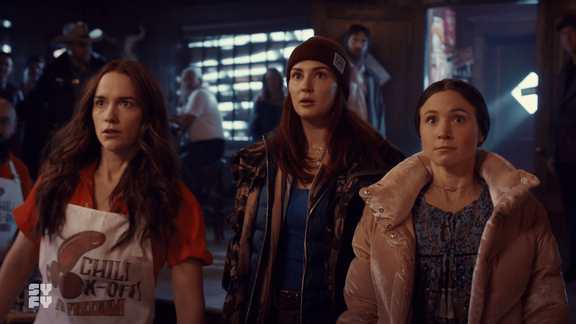 Wynonna, Waverly and Nicole reunited