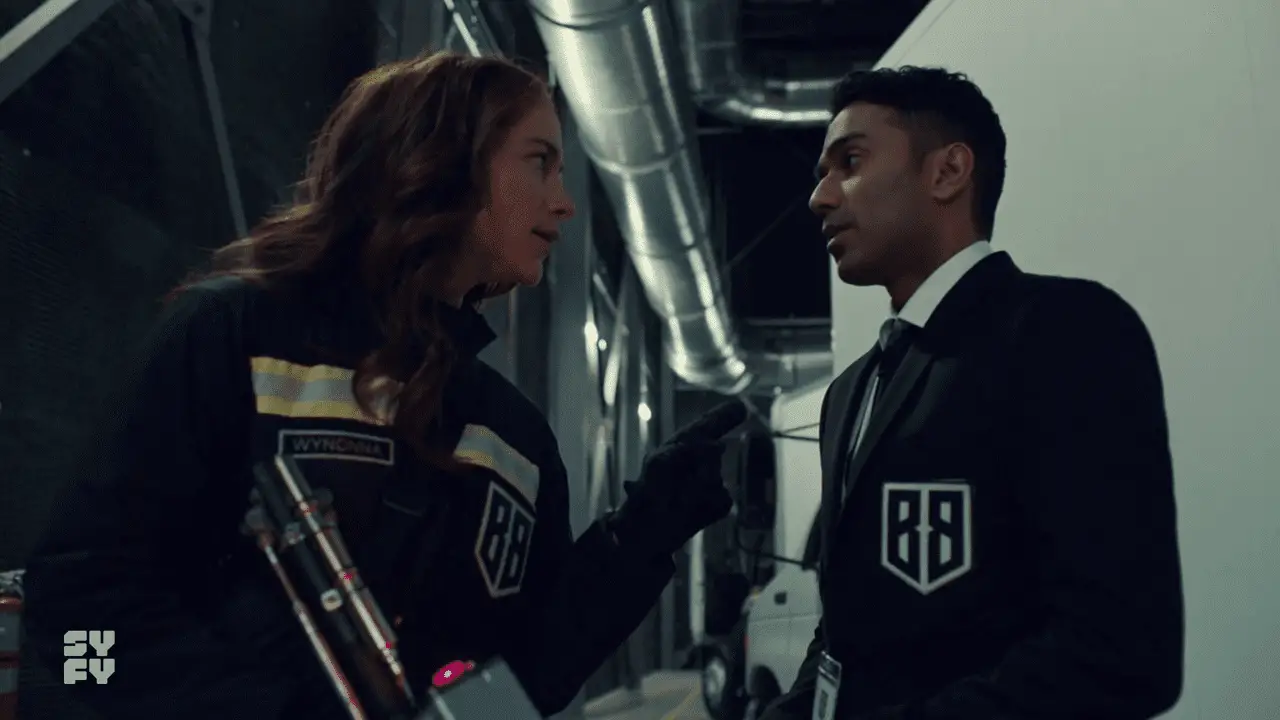 Wynonna's Newest Threat Is An Old Enemy 4 An annoyed Wynonna and Jeremy