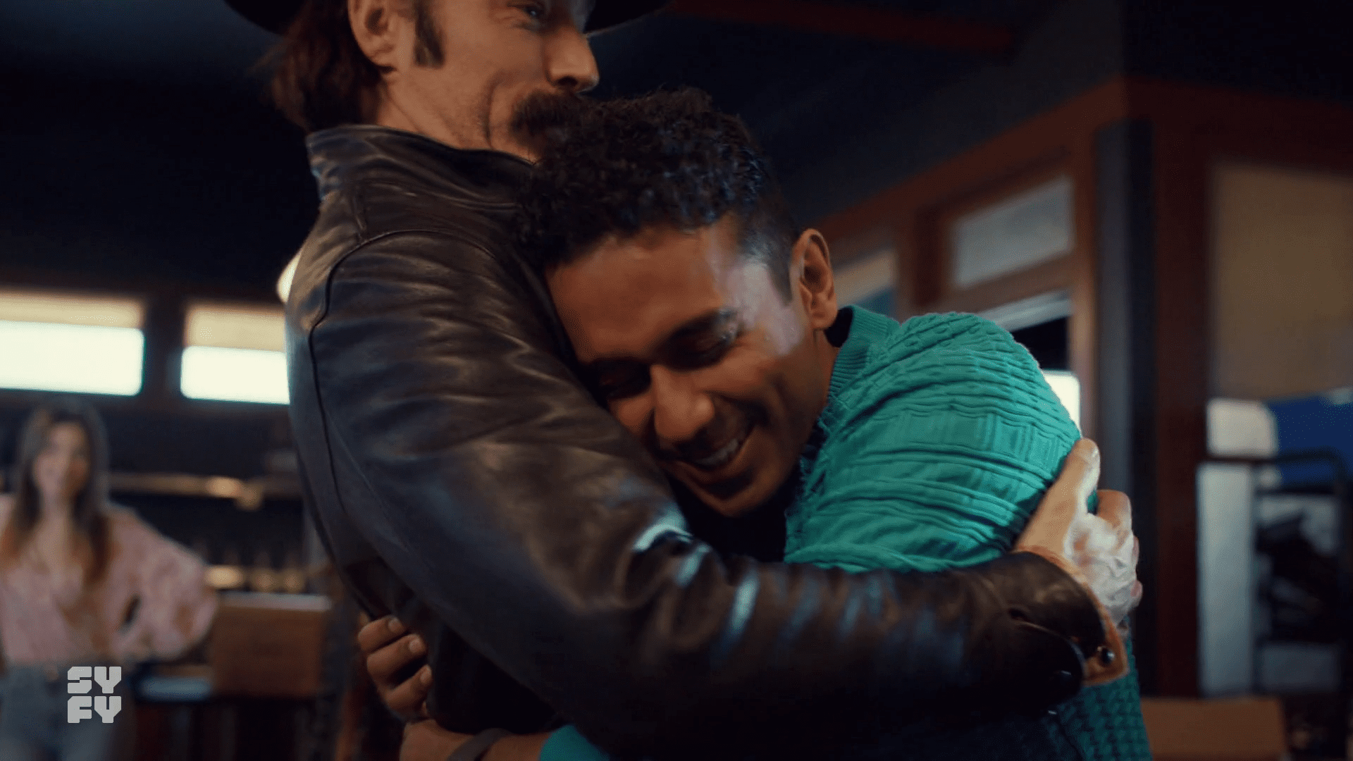 War Is On the Horizon for Wynonna Earp 2 Doc and Jeremy share a long awaited hug.