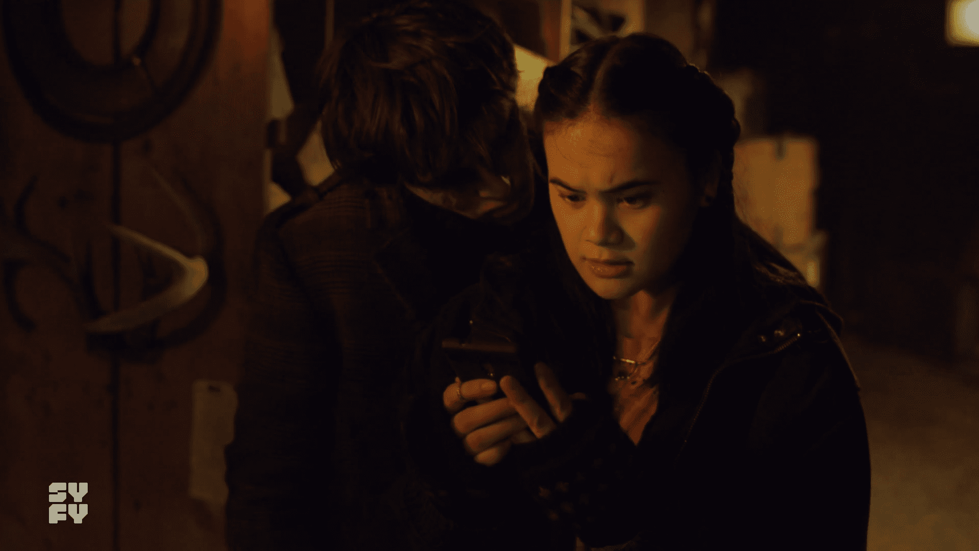 War Is On the Horizon for Wynonna Earp 4 An unsuspecting Rachel with Reaper Billy.