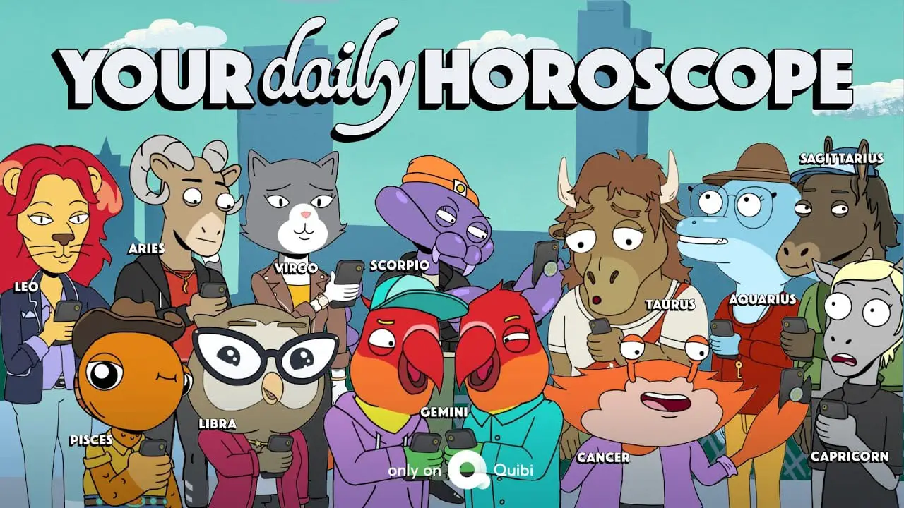 The animated cast of Your Daily Horoscope