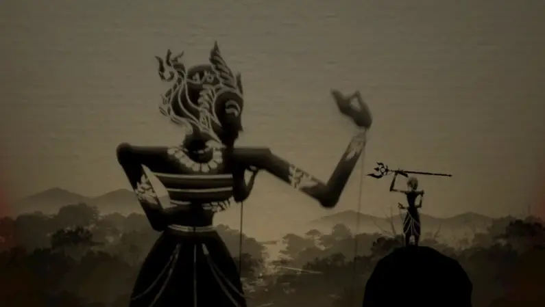 Raji: An Ancient Epic Delivers on Empowerment 3 Raji speaking with Durga