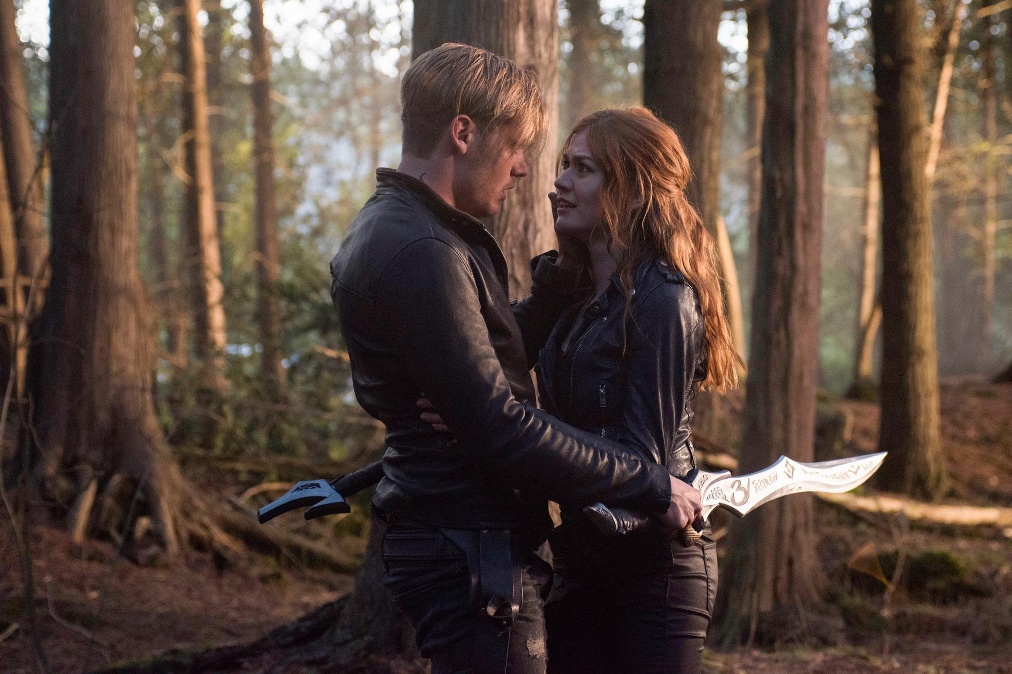 Jace saves Clary