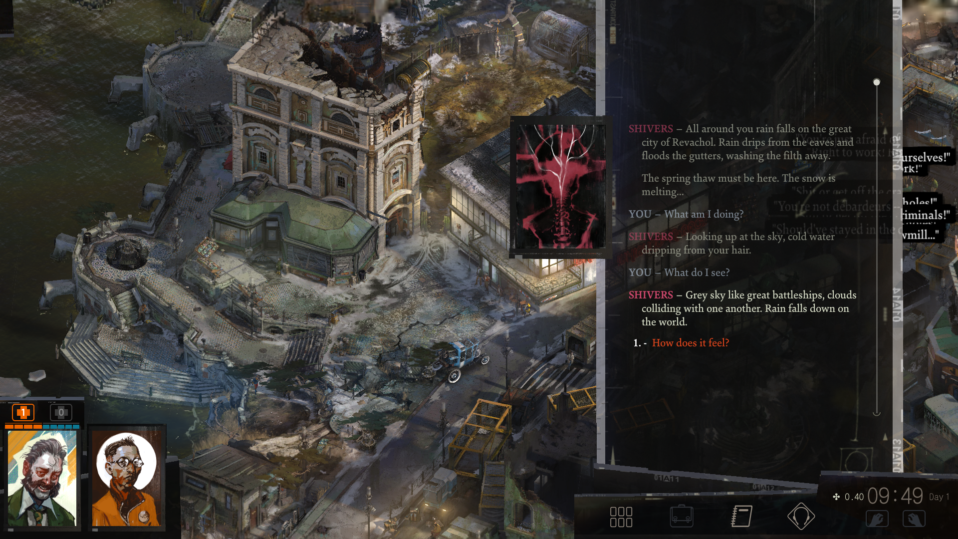 The Weight of the past in Disco Elysium 1