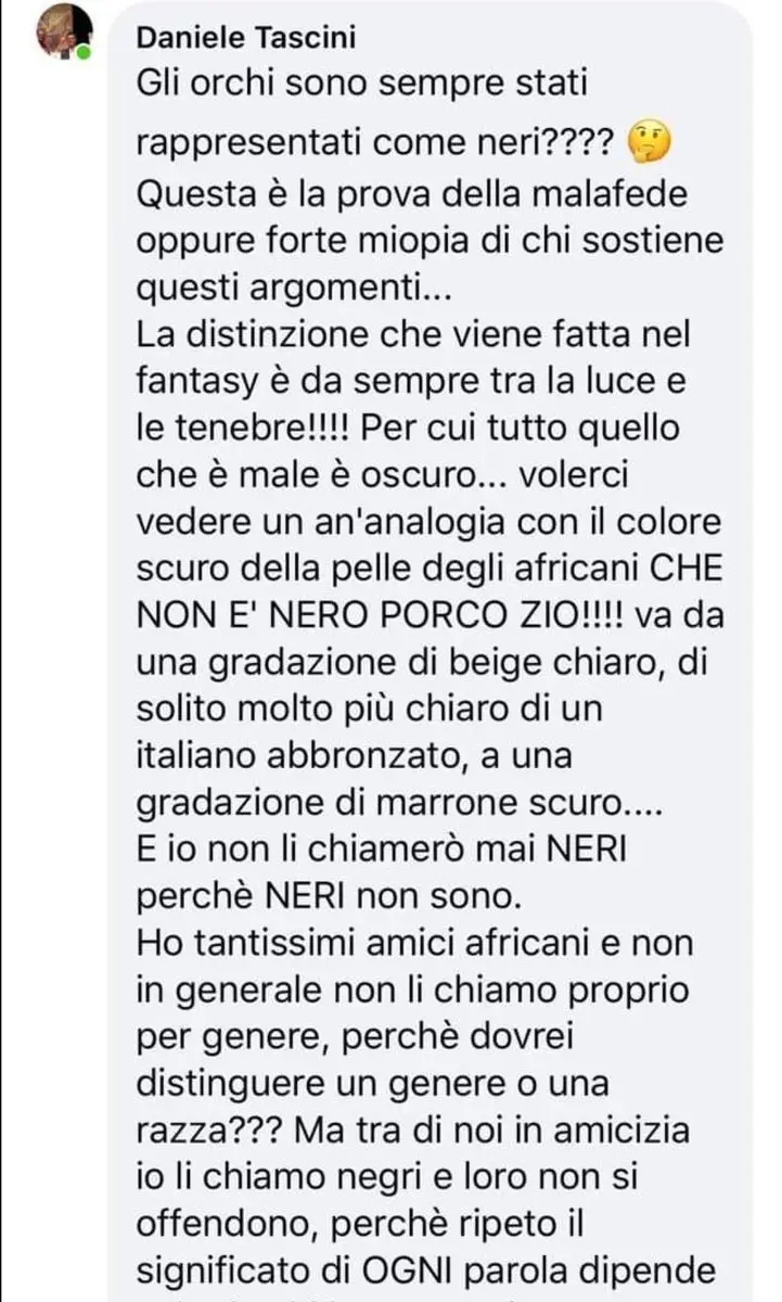 Daniele Tascini comments