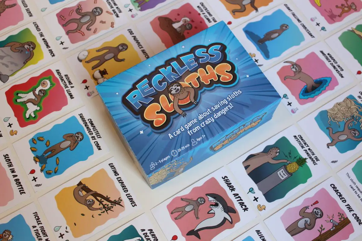 Reckless Sloths card game