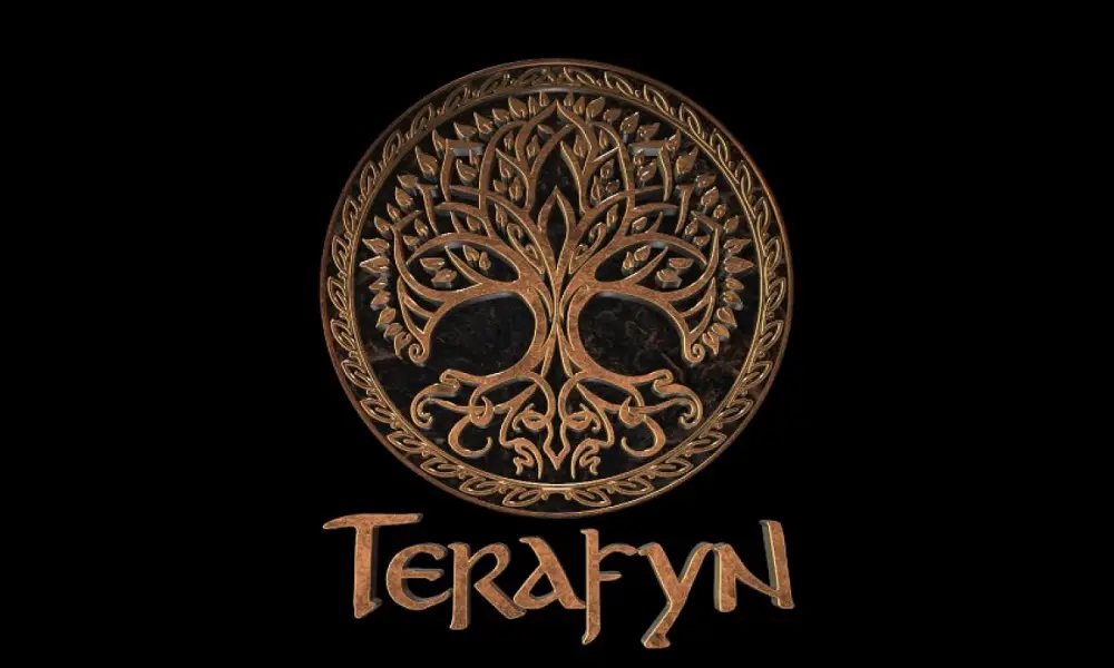 terafyn written under a tree