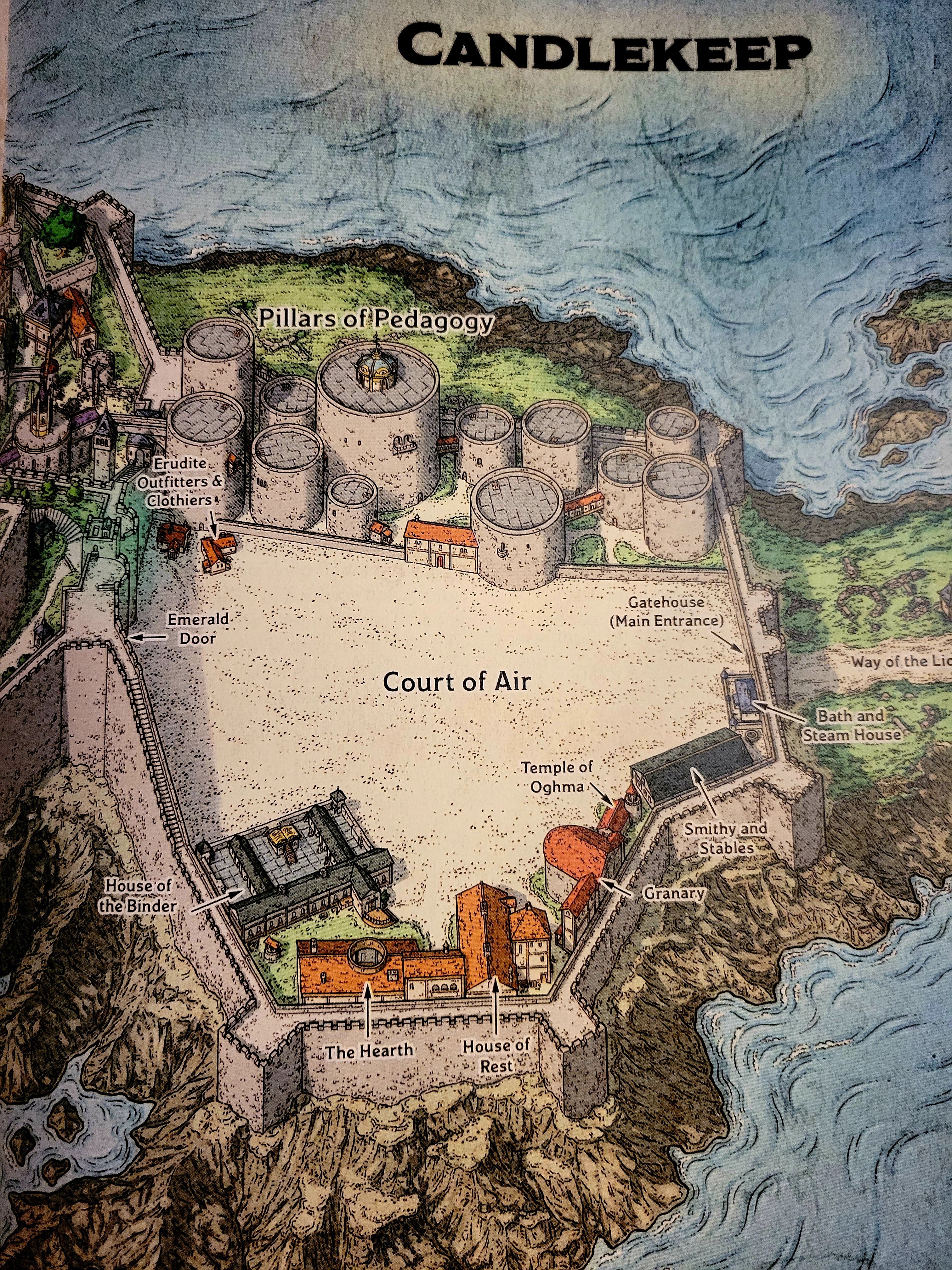 Candlekeep Mysteries Invites New Voices Into The Sandbox: Part One 1 Candlekeep map
