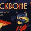 backbone art raccoon and fox in reds and yellows
