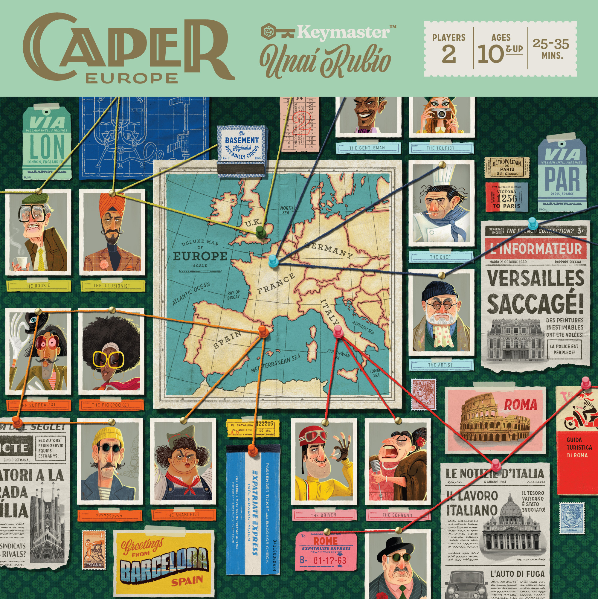 Keymaster's Newest Game Evokes The Feel Of Classic Caper Flicks 1 Caper: Europe box art