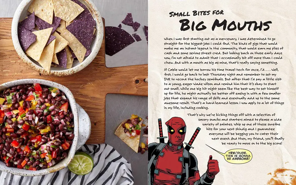 Cooking With Deadpool: Maximum Flavor, Maximum Effort 2 section starter for appetizers