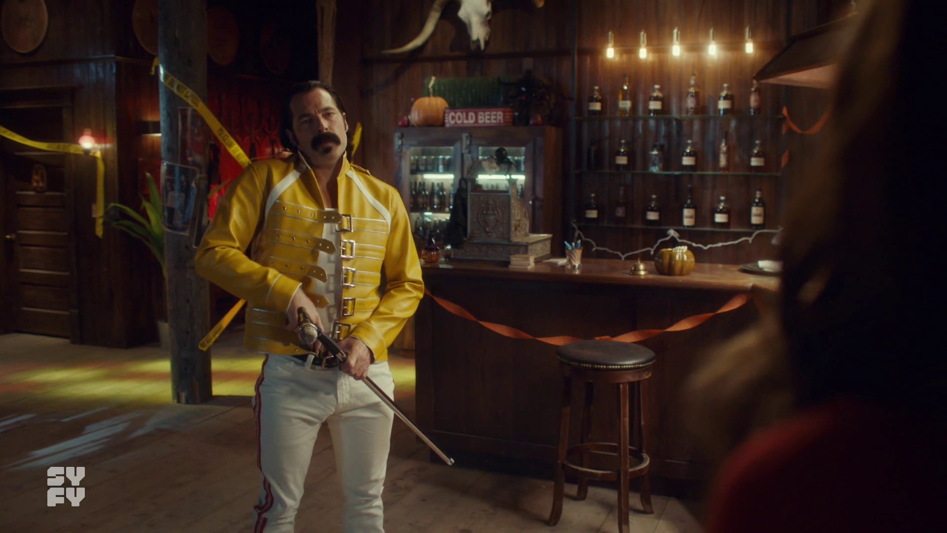 Ain't No Halloween like a Purgatory Halloween 2 Doc Holiday dressed as Freddie Mercury