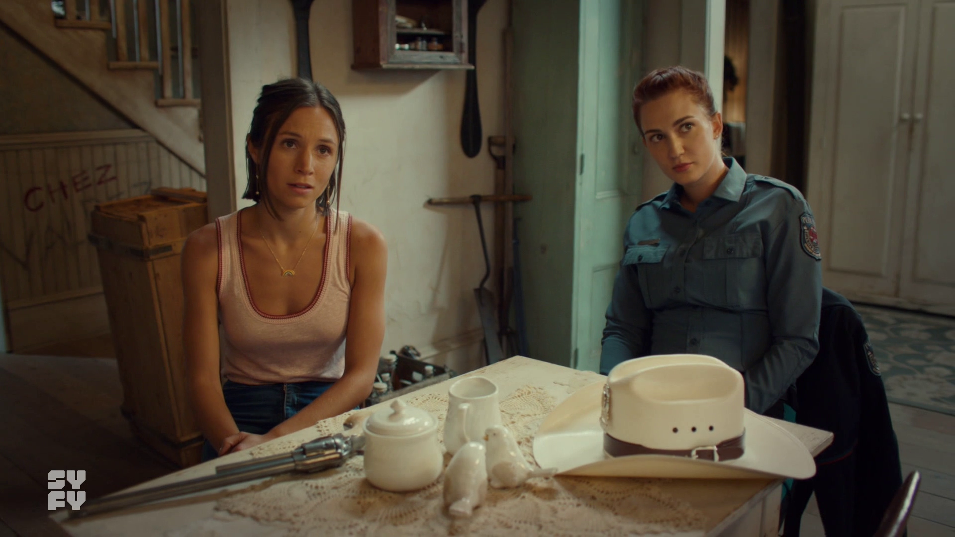 Angels And Alcohol Bring Trouble For Wynonna Earp 1 Waverly and Nicole