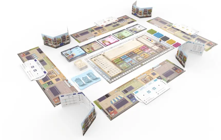 Brick and Mortar Is The Perfect Economic Board Game 1 brick and mortar set up