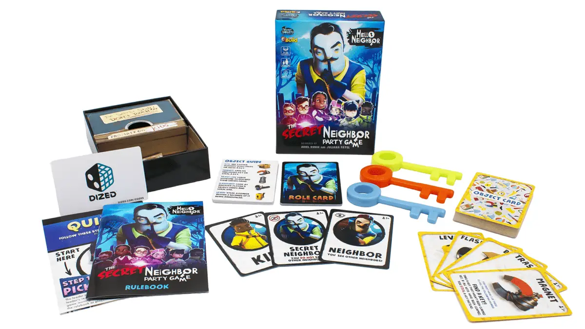 hello neighbor board games content