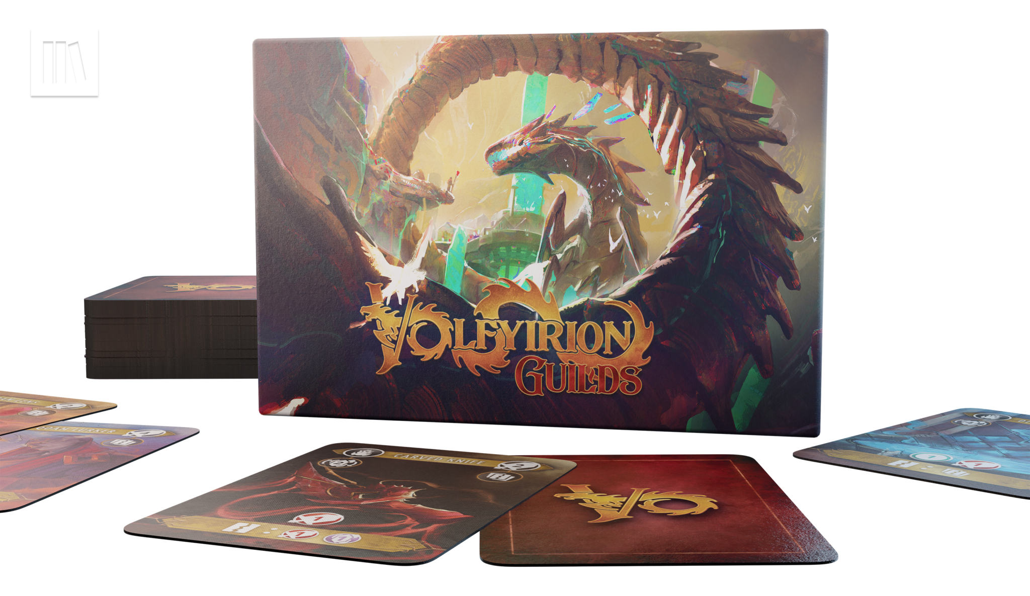 Volfyirion Guilds board game box