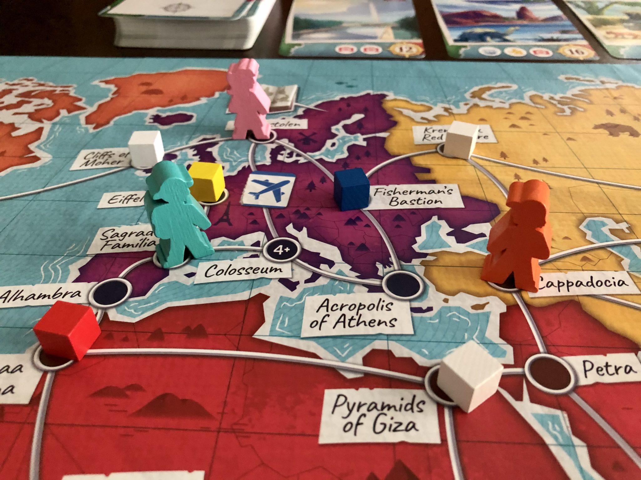 Trekking the World - Maybe the Only Way to Travel These Days 6 Trekking The World travelers all on the board