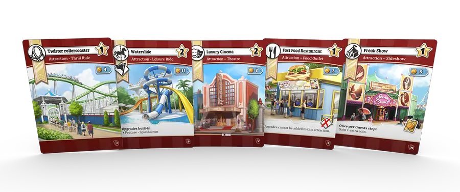 Unfair Is A Game of Deck Building, Theme Park Crafting, Chaos 4