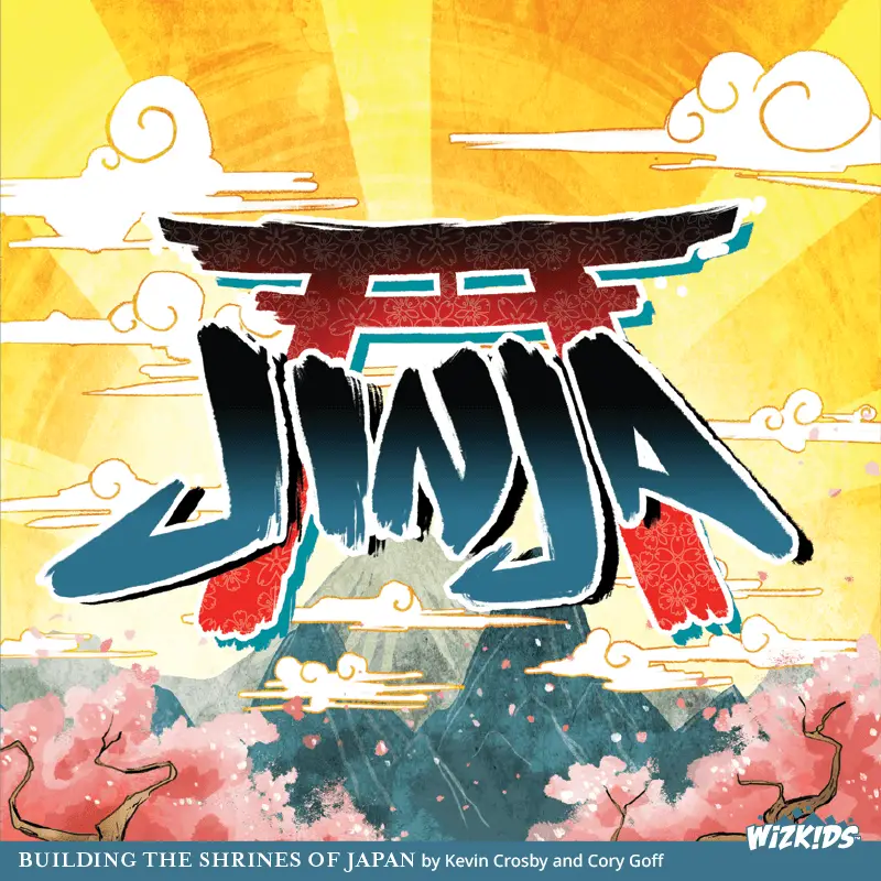 Jinja - A Beautiful Worker Placement Area Majority Game 1 Jinja box art