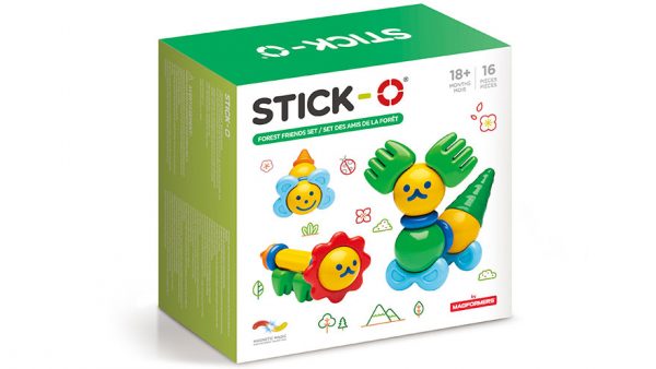 Stick-o toy - forrest friends toy box