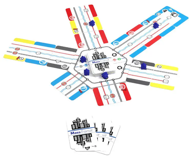 Mass Transit Provides Perfect Vehicle For Strategizing 1 mass transit game pieces
