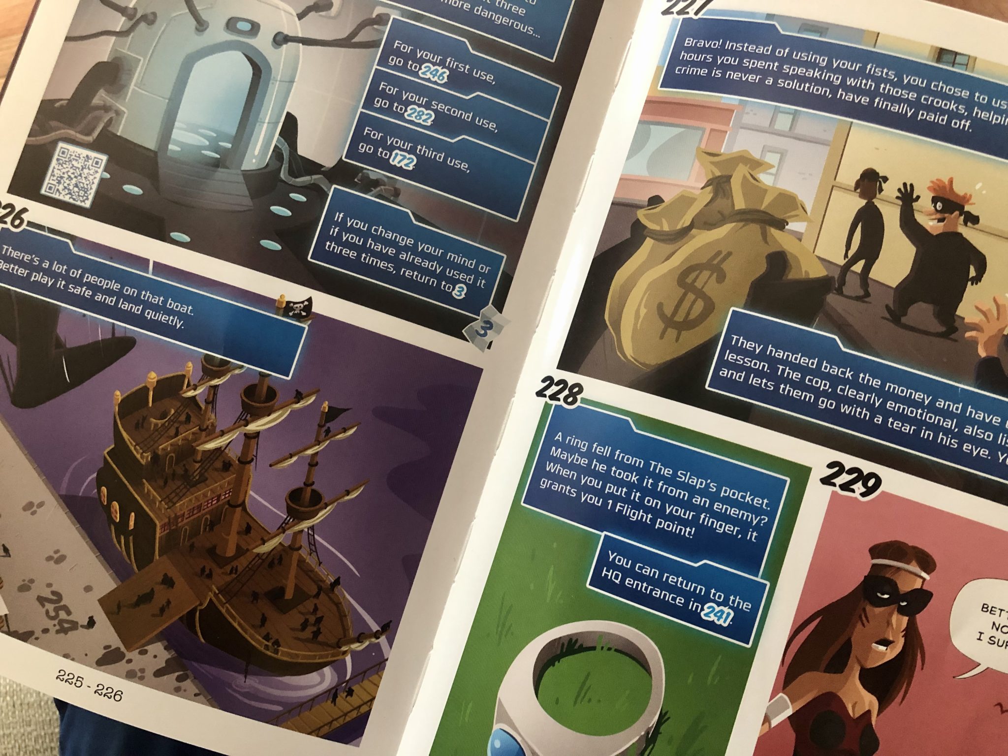 Mystery Adventure Graphic Novel Van Ryder Games in action