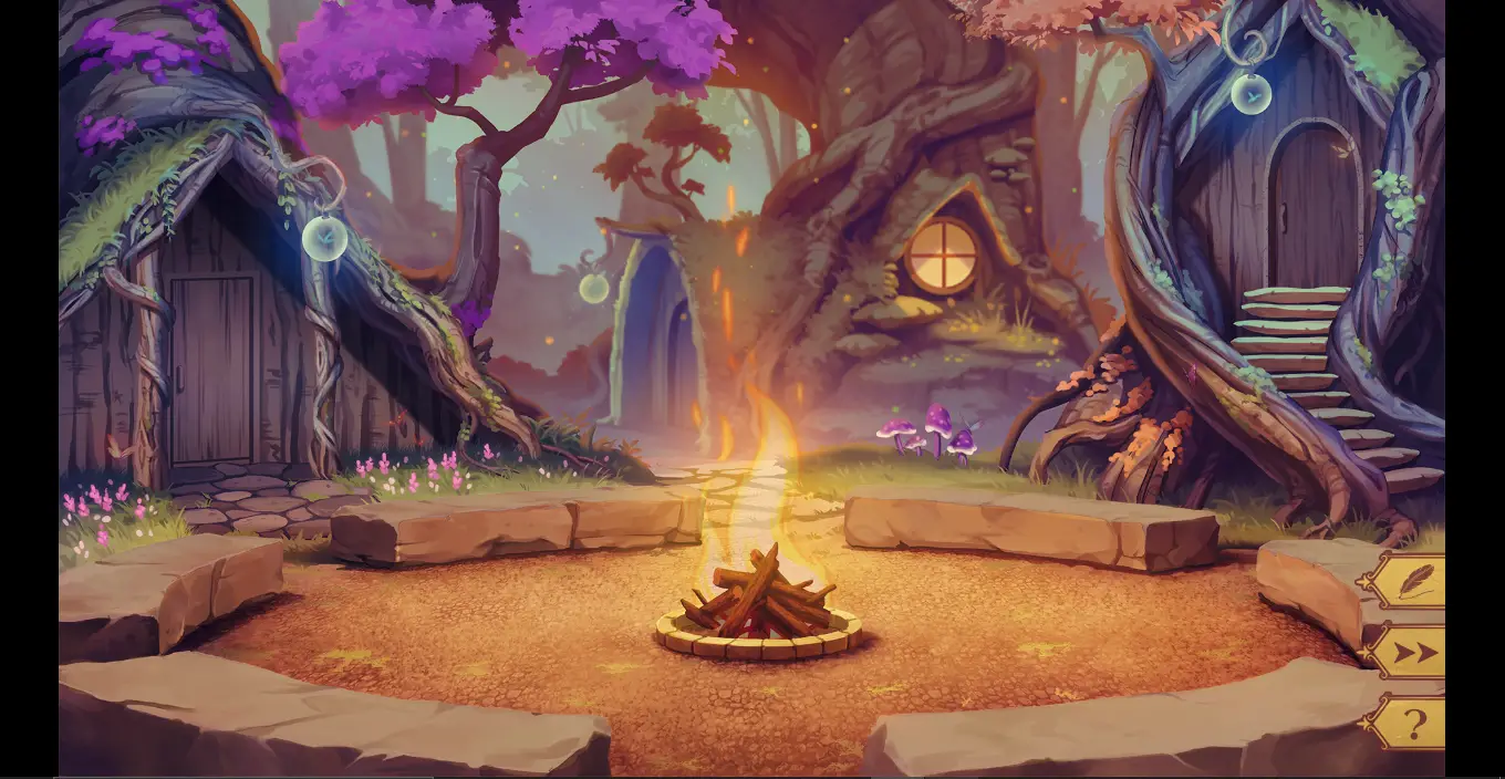 3 Otome Visual Novels with a Magical European Flair 6 sherwood forest turning into night time