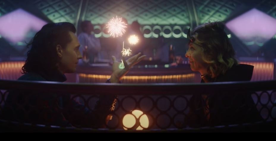 Loki Schemes, Drinks, and Bonds Over an Apocalypse 1 Loki Using Fireworks Magic
