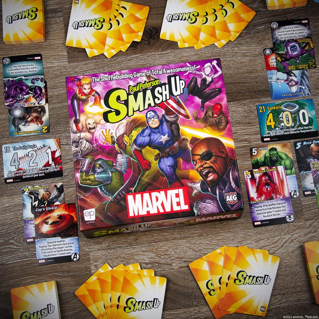 Smash Up: Marvel brings Card Based, Faction-Uniting Action To The Comic Universe 1 Marvel Cards