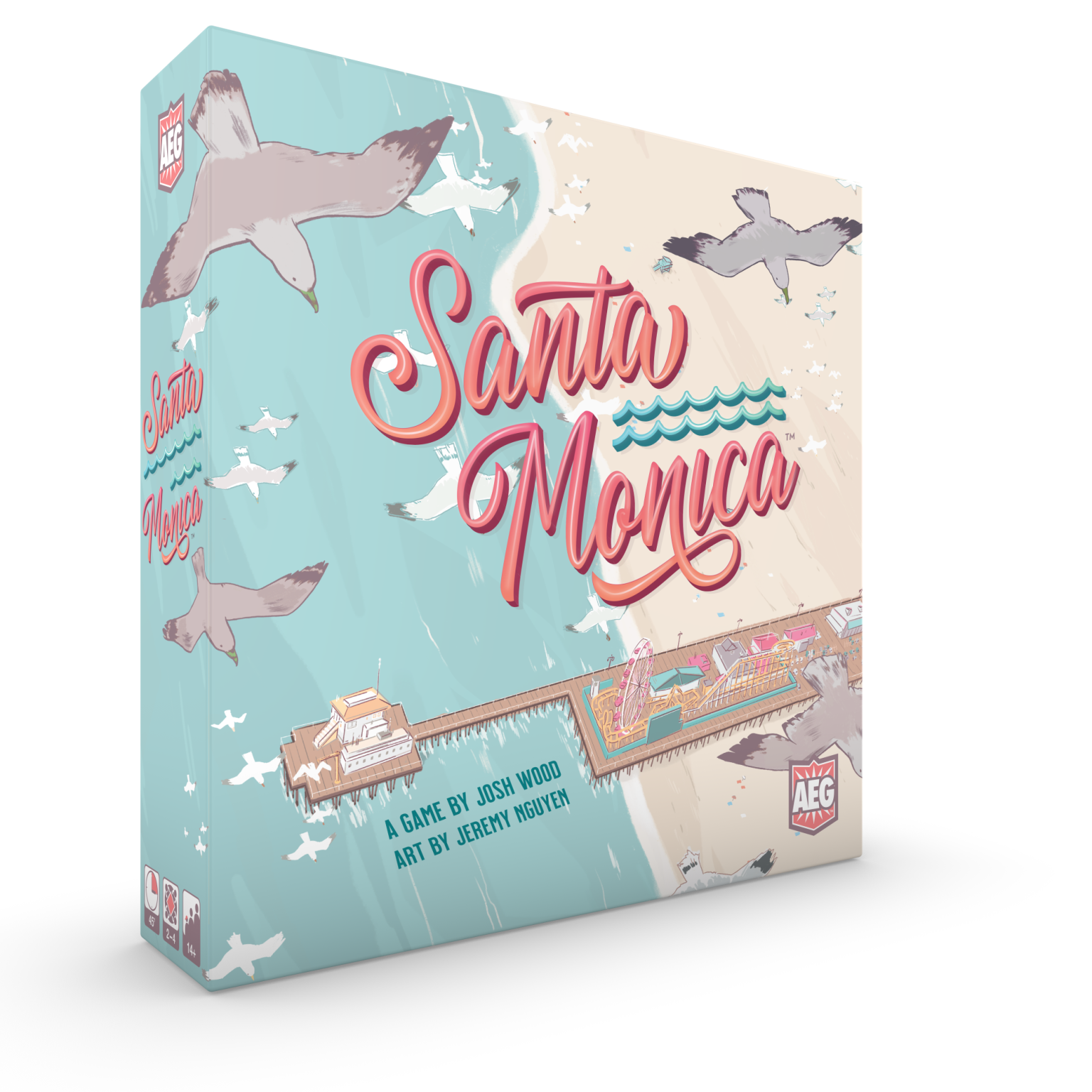 Seven Board Games With Immaculate Summer Vibes 1 Santa Monica board game box