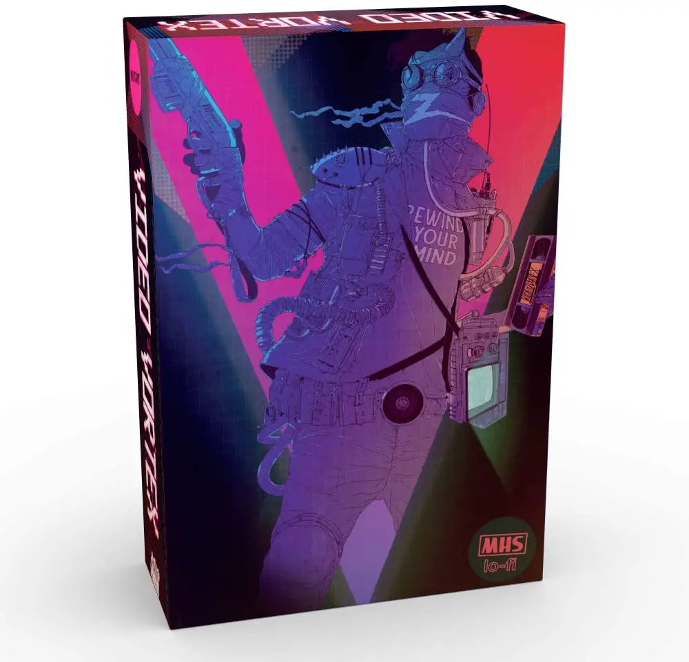 Video Vortex Is A Neon-Soaked Tribute To The Golden Age Of The Video Store 1 Video Vortex box and art