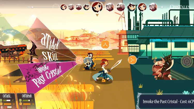 Cris Tales Promises Columbian Love Letter to JRPGs 2 crisbell and cris fighting monsters