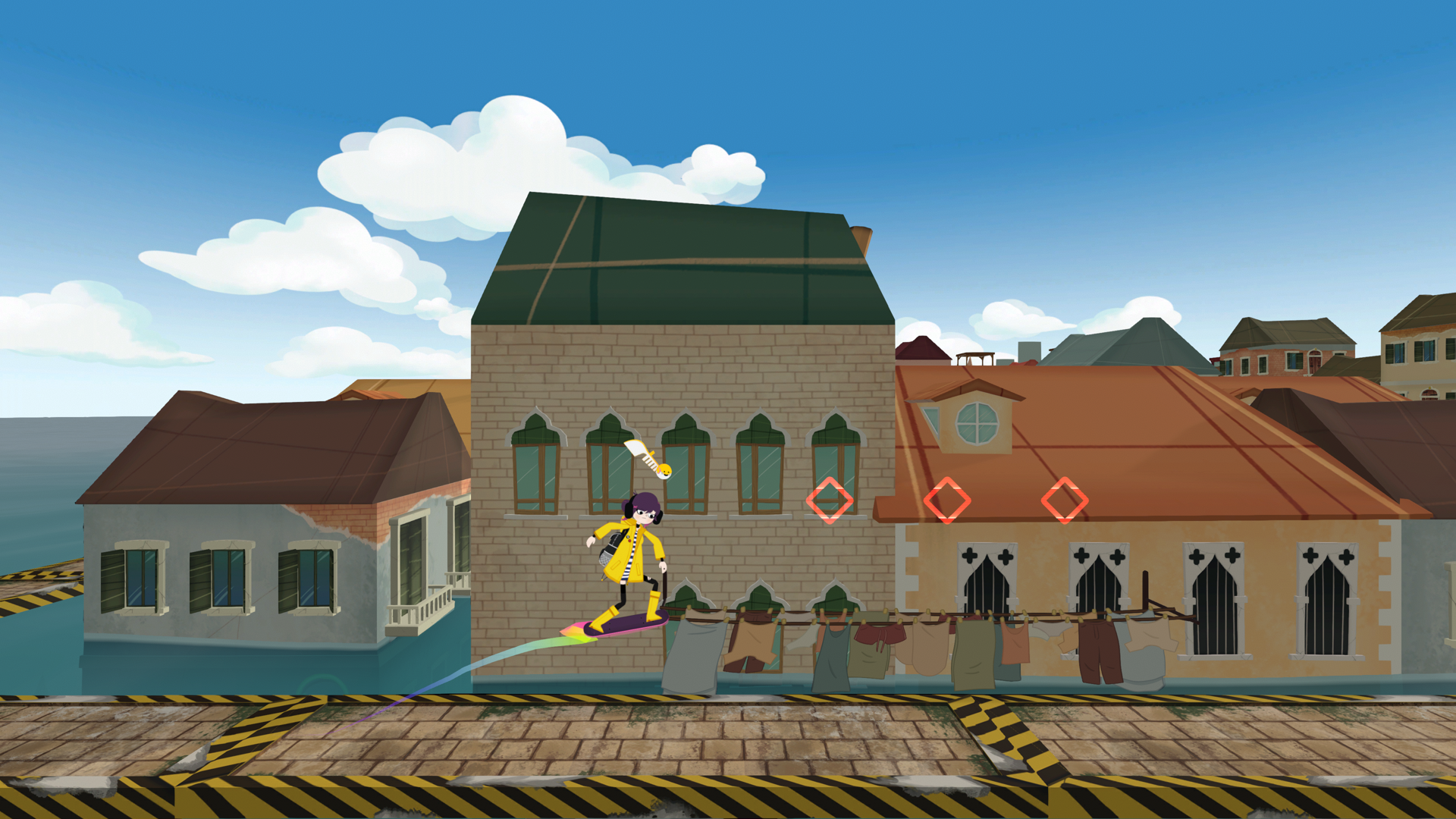 Venice 2089 Gives A Hoverboard Adventure In The Floating City 2 Venice 2089 boarding