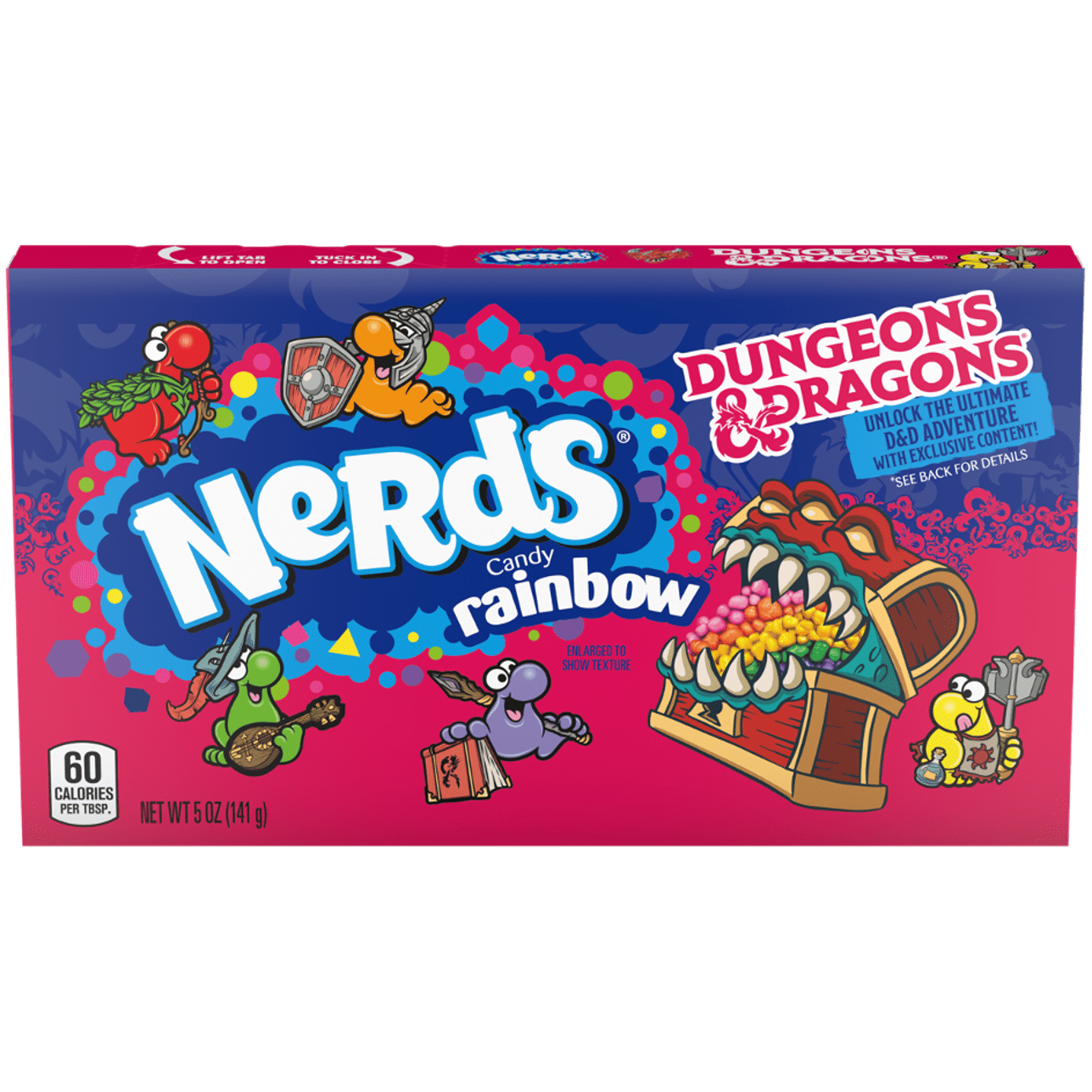 Nerds Theater box with D&D branding