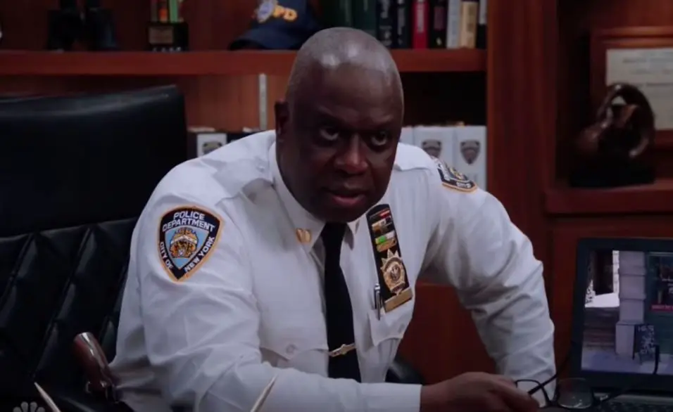 Captain Ray Holt frustrated in Brooklyn Nine-NIne