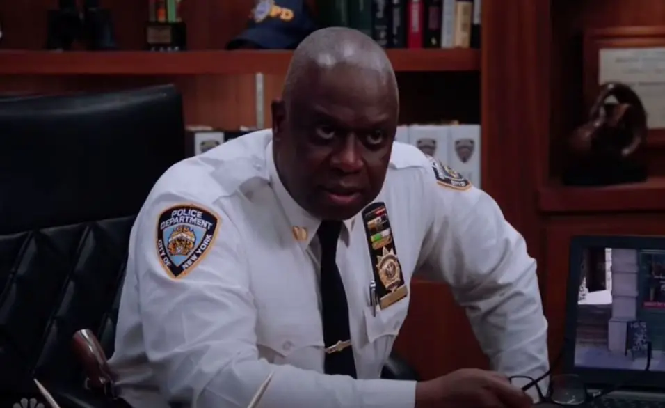 Brooklyn Nine-Nine Hits at Police Unions and Struggles Through Parenthood 1 Captain Ray Holt frustrated in Brooklyn Nine-NIne