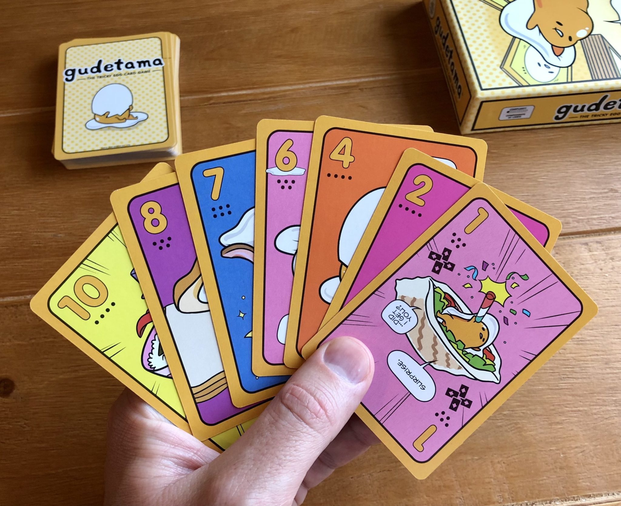 Gudetama hand limit of 7 cards