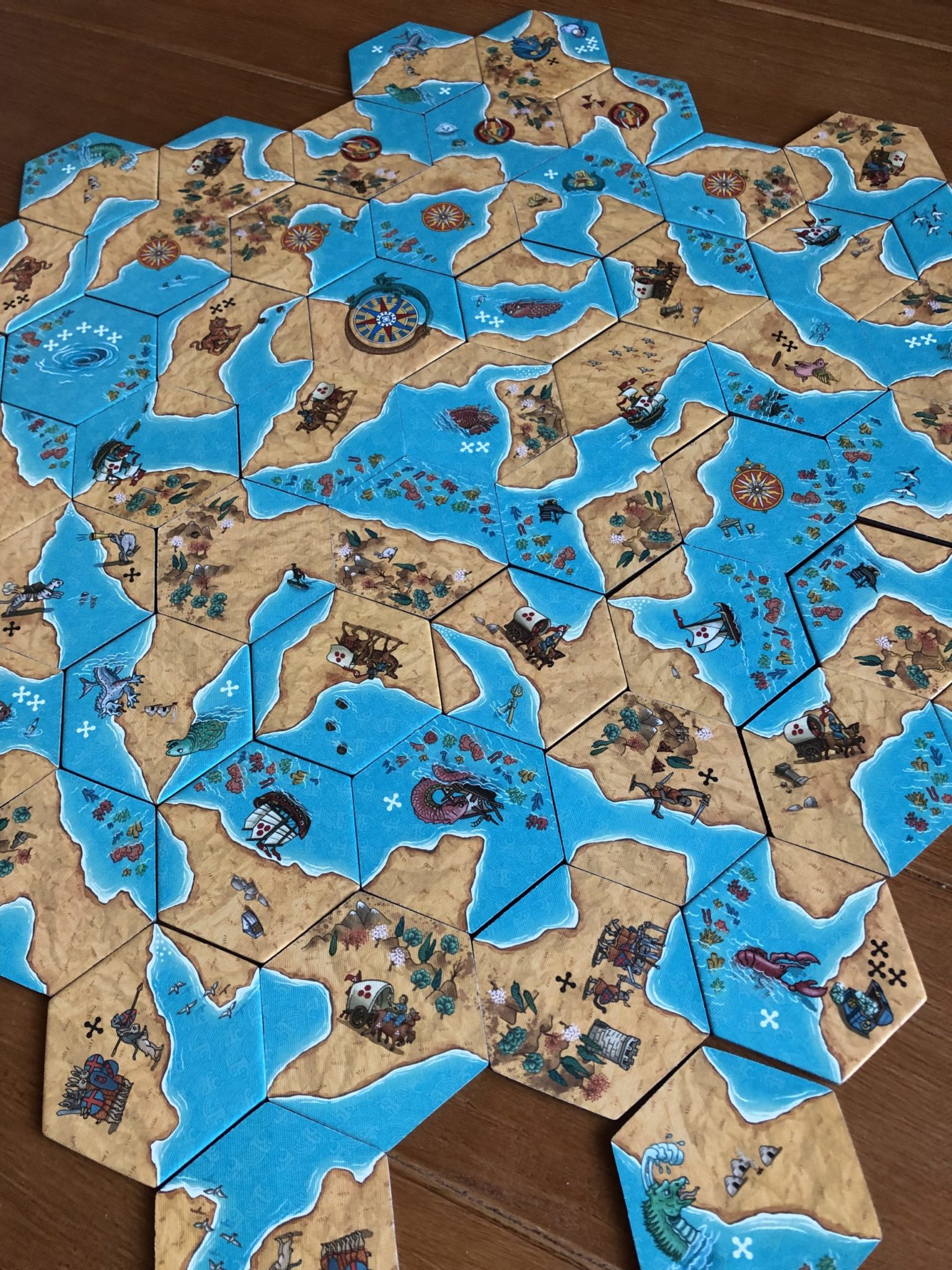 Land vs Sea Lays it Out On the Map 8 land vs sea tile laying