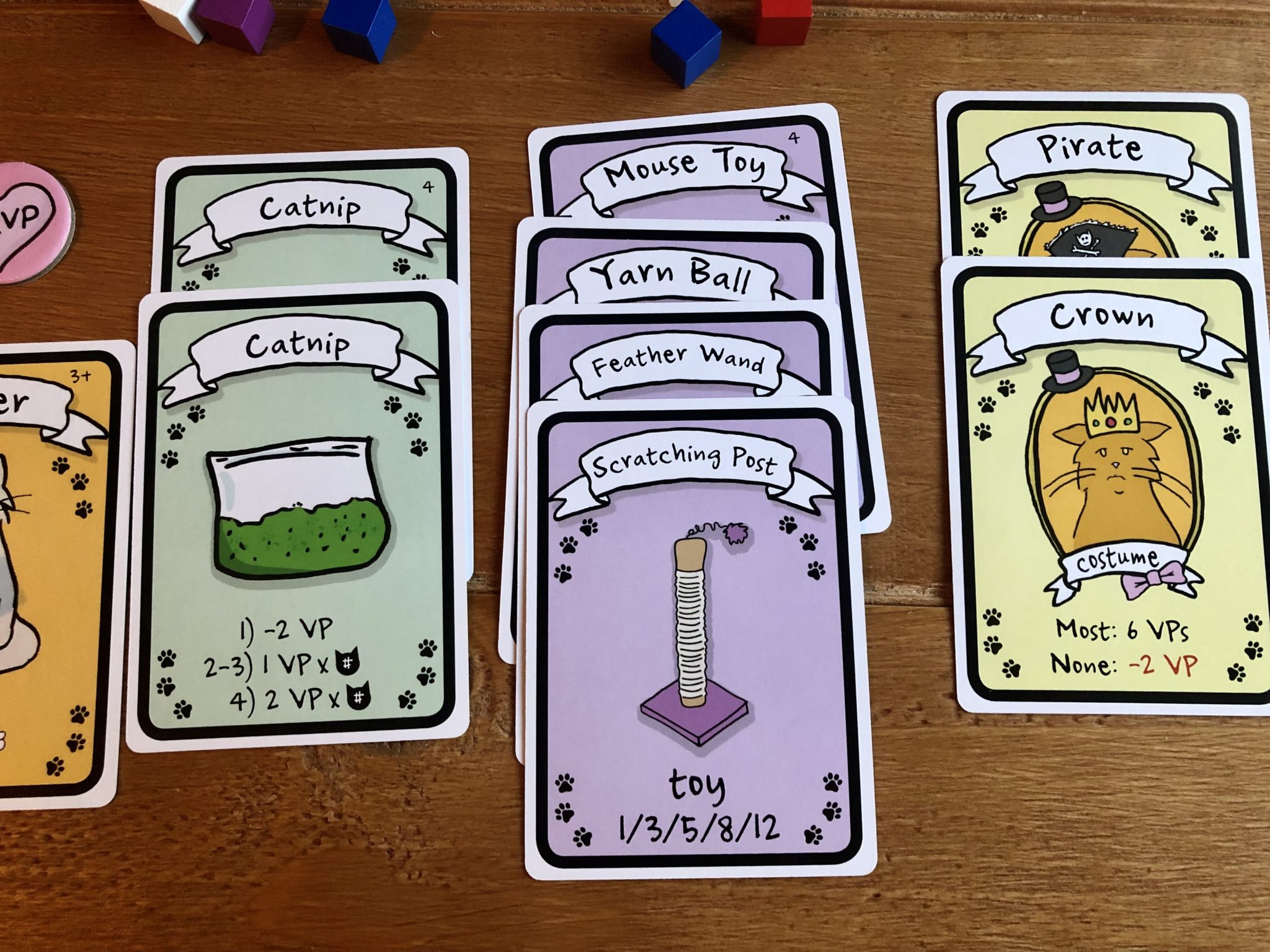 bonus cards in cat lady