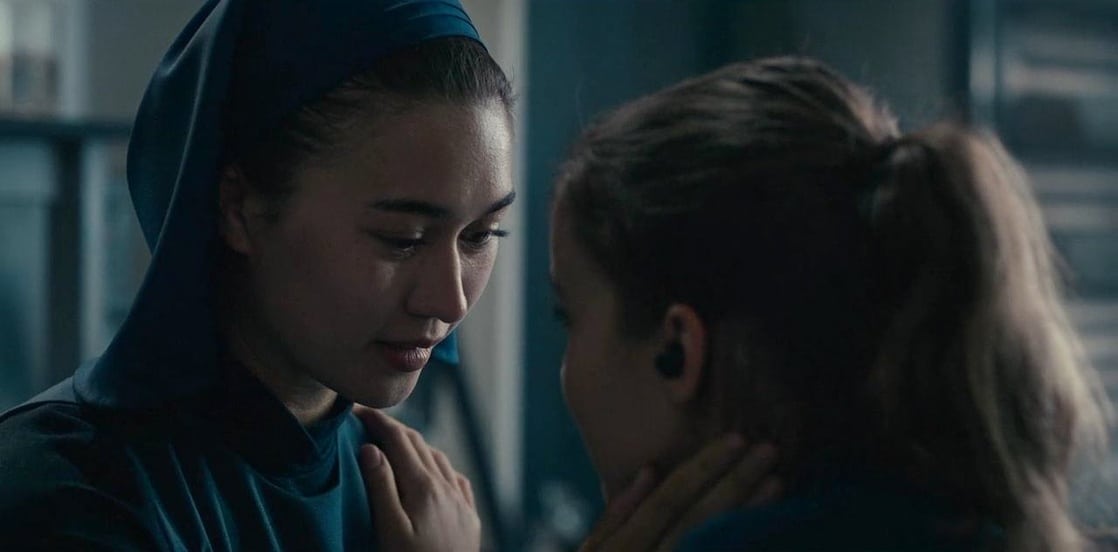 Kristina Tonteri-Young and Alba Baptista as Beatrice and Ava in Warrior Nun.