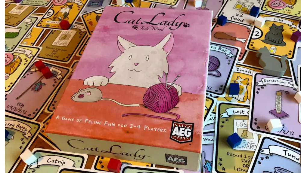 cat lady card game unboxing