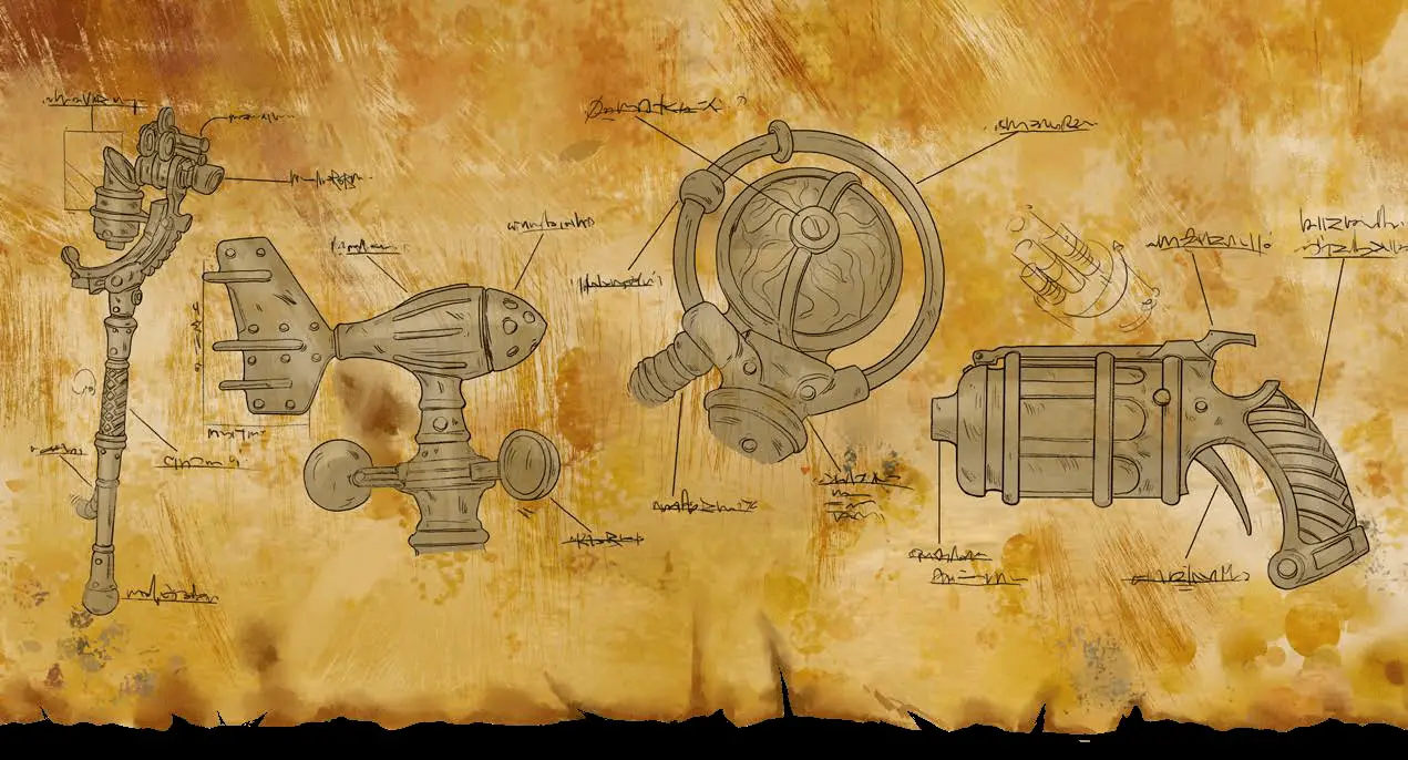 Schematics for esoteric equipment