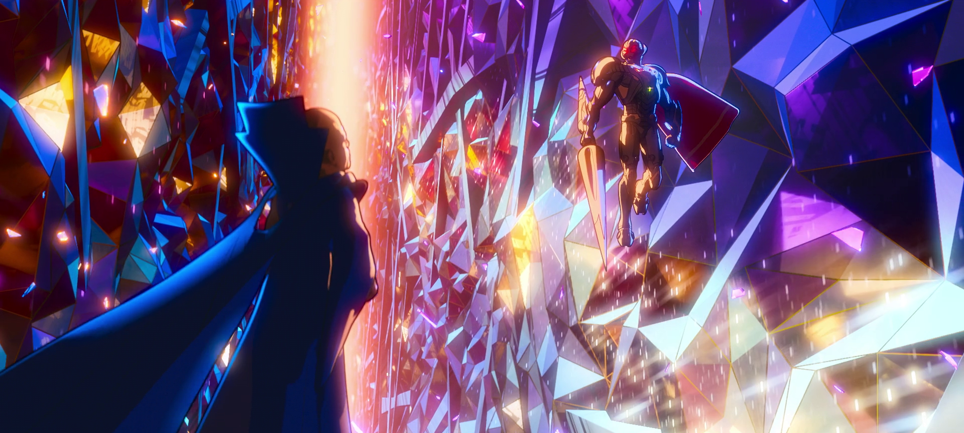 What If...? Episode 8 Cracks the Multiverse Open 4 Uatu and Ultron in the realm between universes.