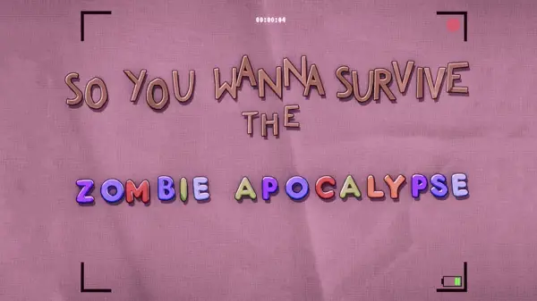 The Title Card of Peter Parker's Zombie Survival Guide in What If...? Episode 5
